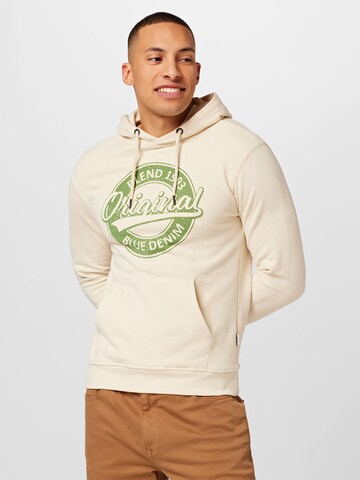 BLEND Sweatshirt in Beige: voorkant