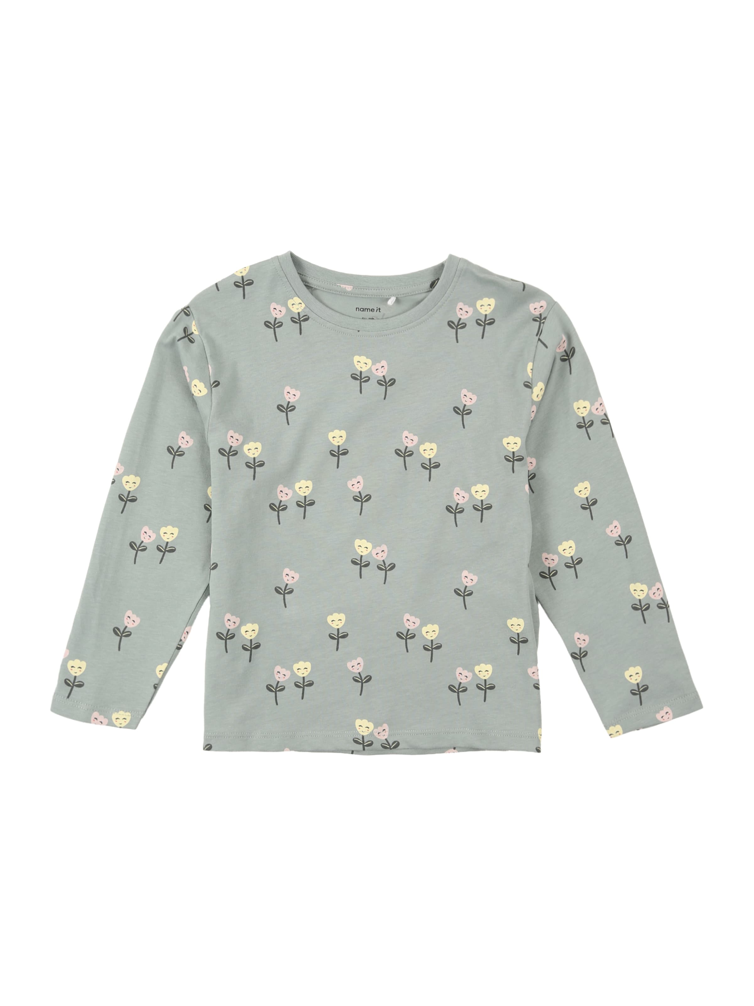 Tricou 'NMFVELDA' de la NAME IT pe verde: față
