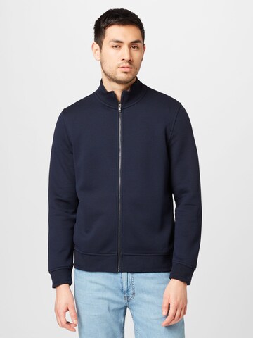 Ted Baker - Sudadera con cremallera en azul: frente