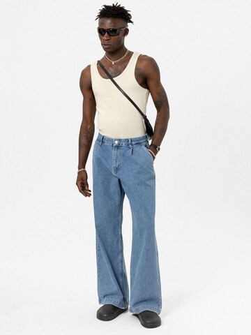 Wide Leg Jean à pince 'Corsicana' VAMOS CLO en bleu