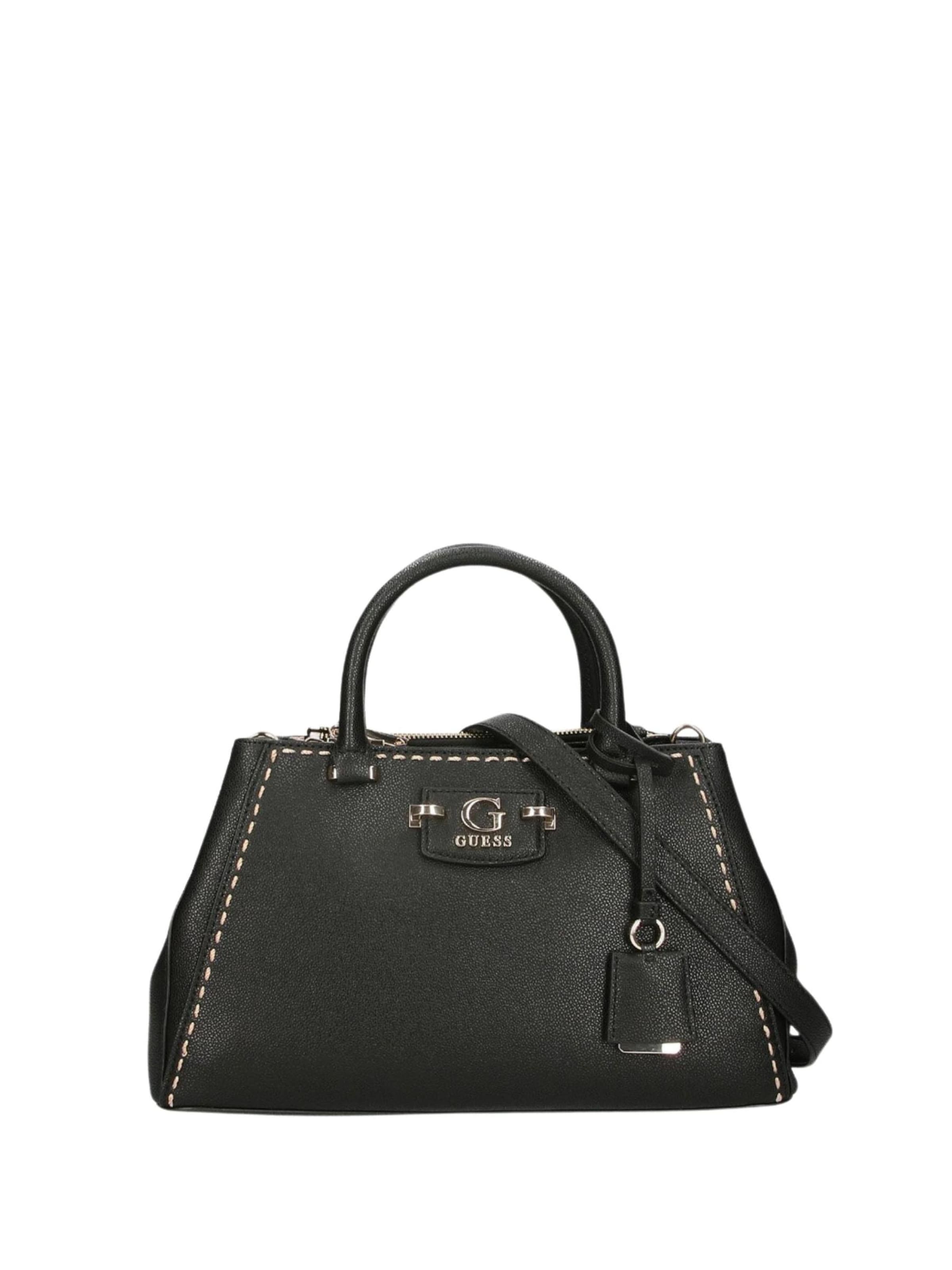 GUESS Torba za čez ramo 'Guess Sac Bandoulière Anadela 3 Comp Satch Black' v velikosti One Size  | črna barva, Prikaz izdelka