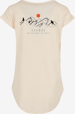 F4NT4STIC T-Shirt 'Discover the world' in Beige