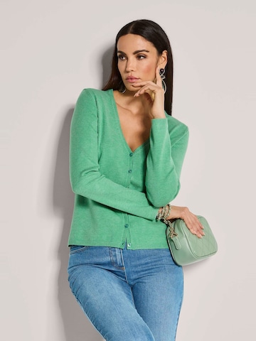 MADELEINE Gebreid vest in Groen