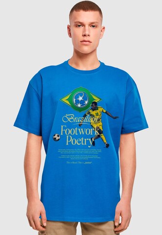 MT UpscaleMajica 'Footwork Poetry' - plava boja: prednji dio
