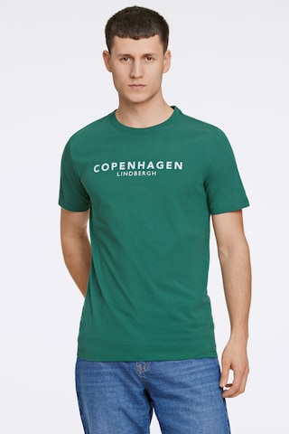 Lindbergh T-Shirt 'Copenhagen' in Grün: Vorderseite