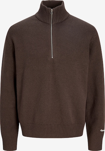 Pull-over 'JORNORREBRO' JACK & JONES en marron : devant