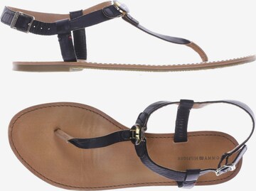 TOMMY HILFIGER Sandalen 39,5 in Schwarz: predná strana