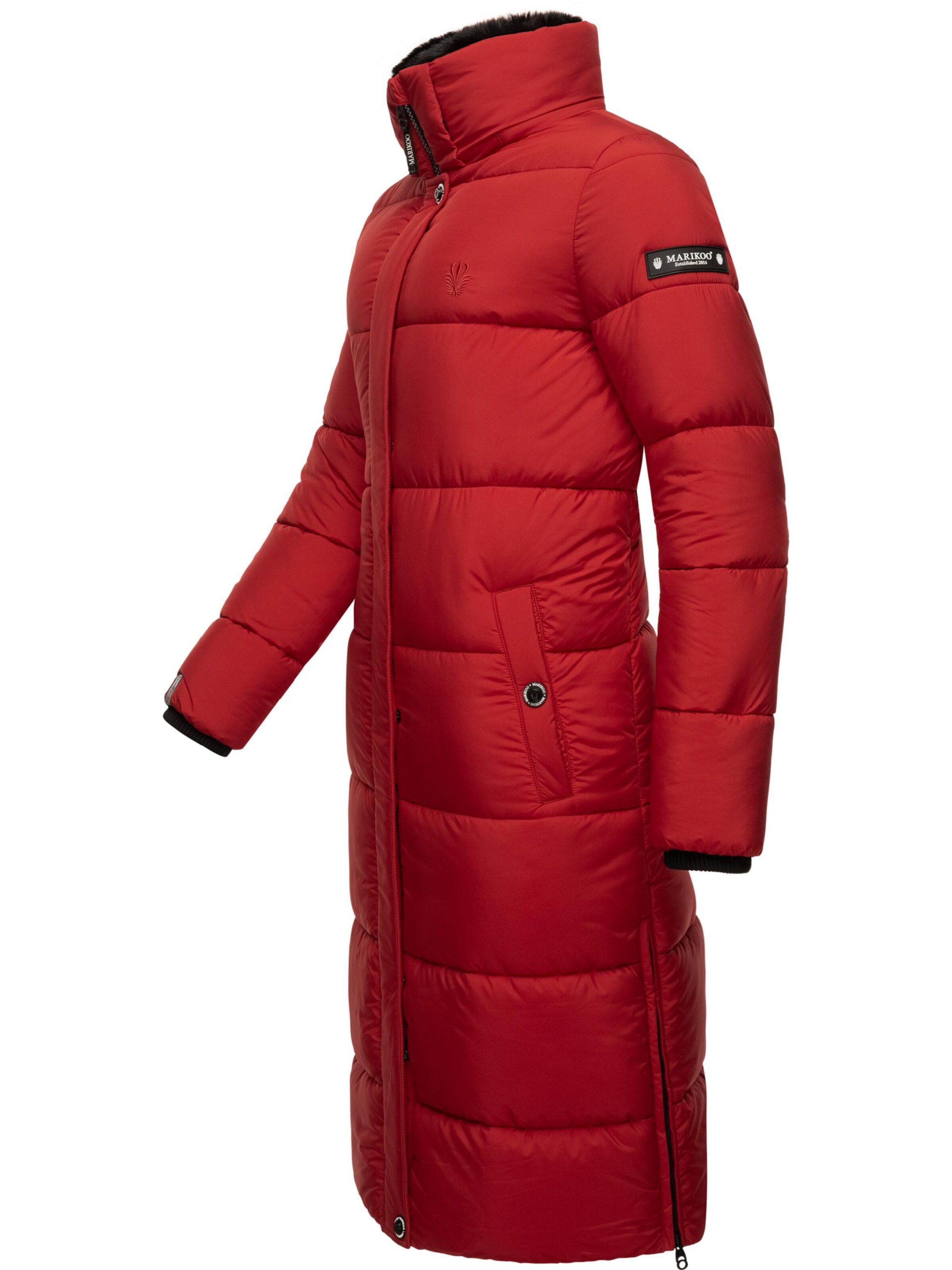 MARIKOO Zimný kabát - Červená