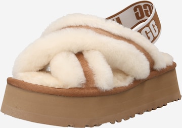 UGG Сандали в бежово: отпред