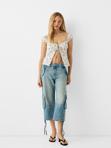 Bershka Blus i vit