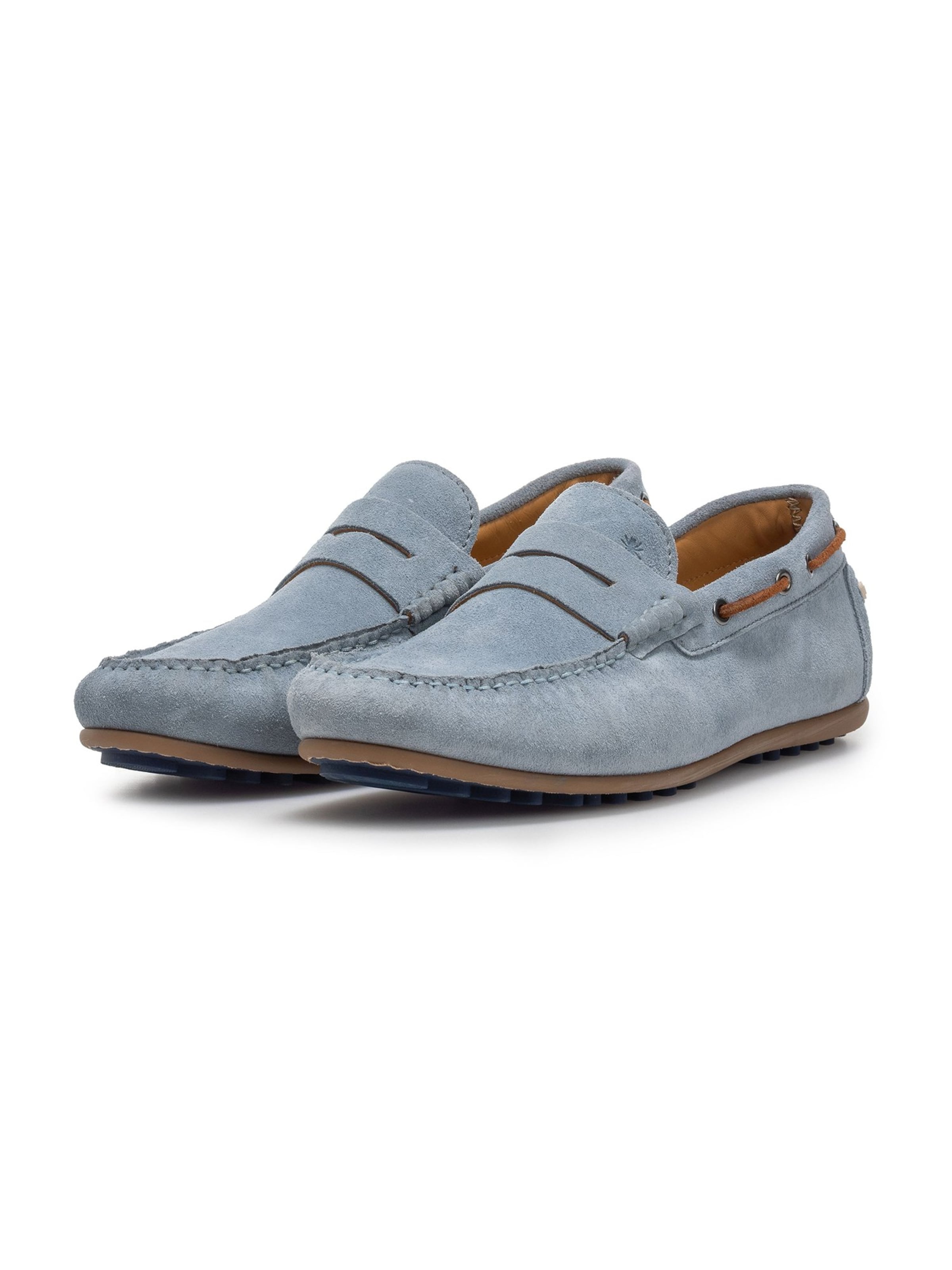 Floris van Bommel Mocassins 'De Drijver 02' in Blauw