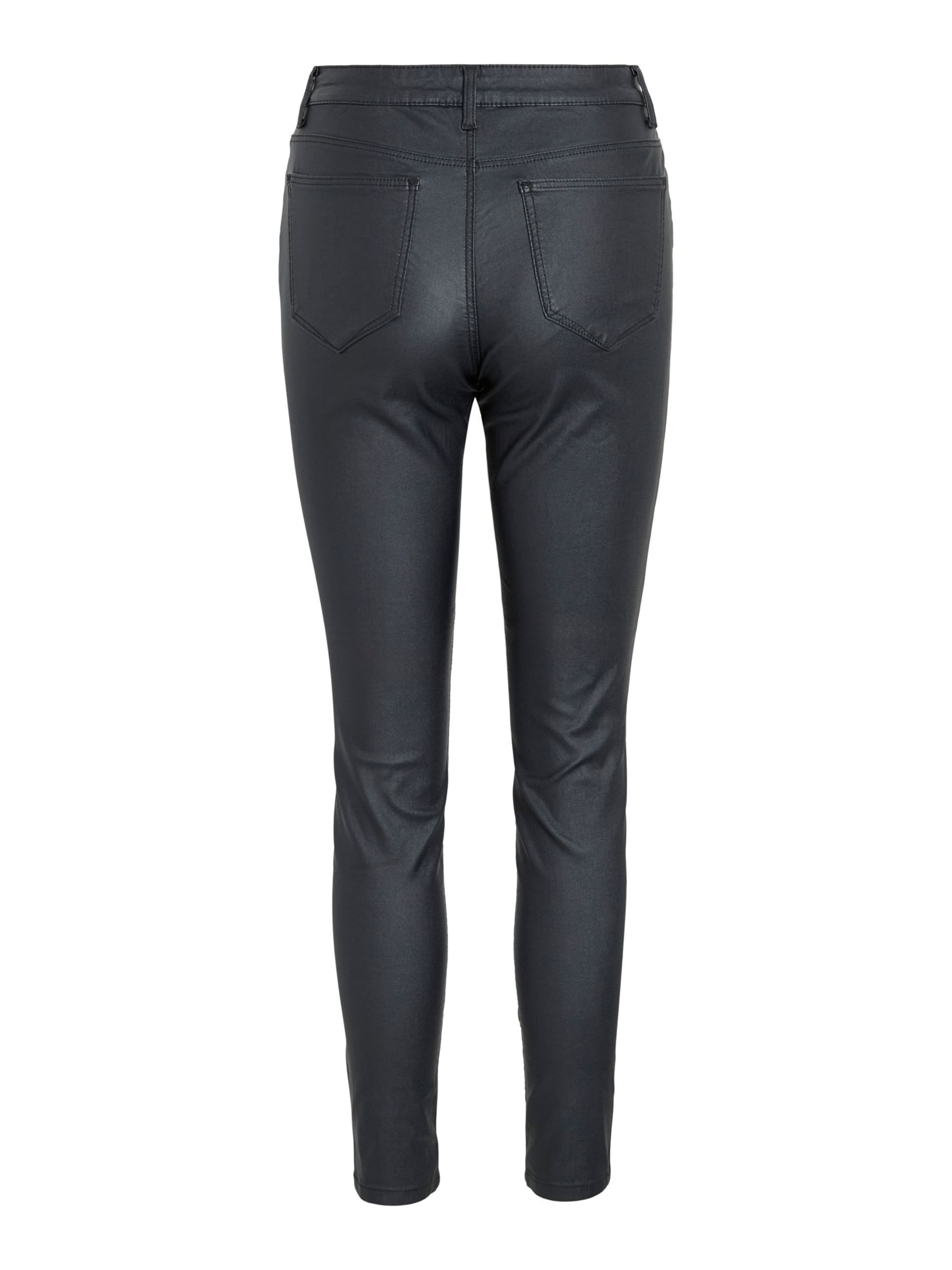 VILA Slim fit Trousers 'SARAH' in Blue