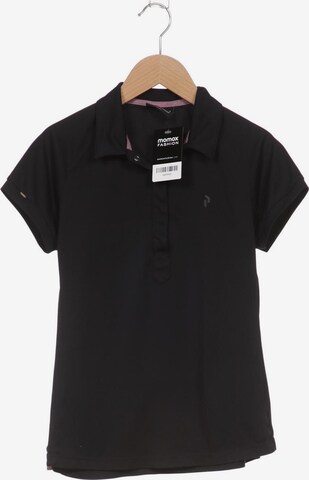 PEAK PERFORMANCE Top & Shirt in S in Black: front
