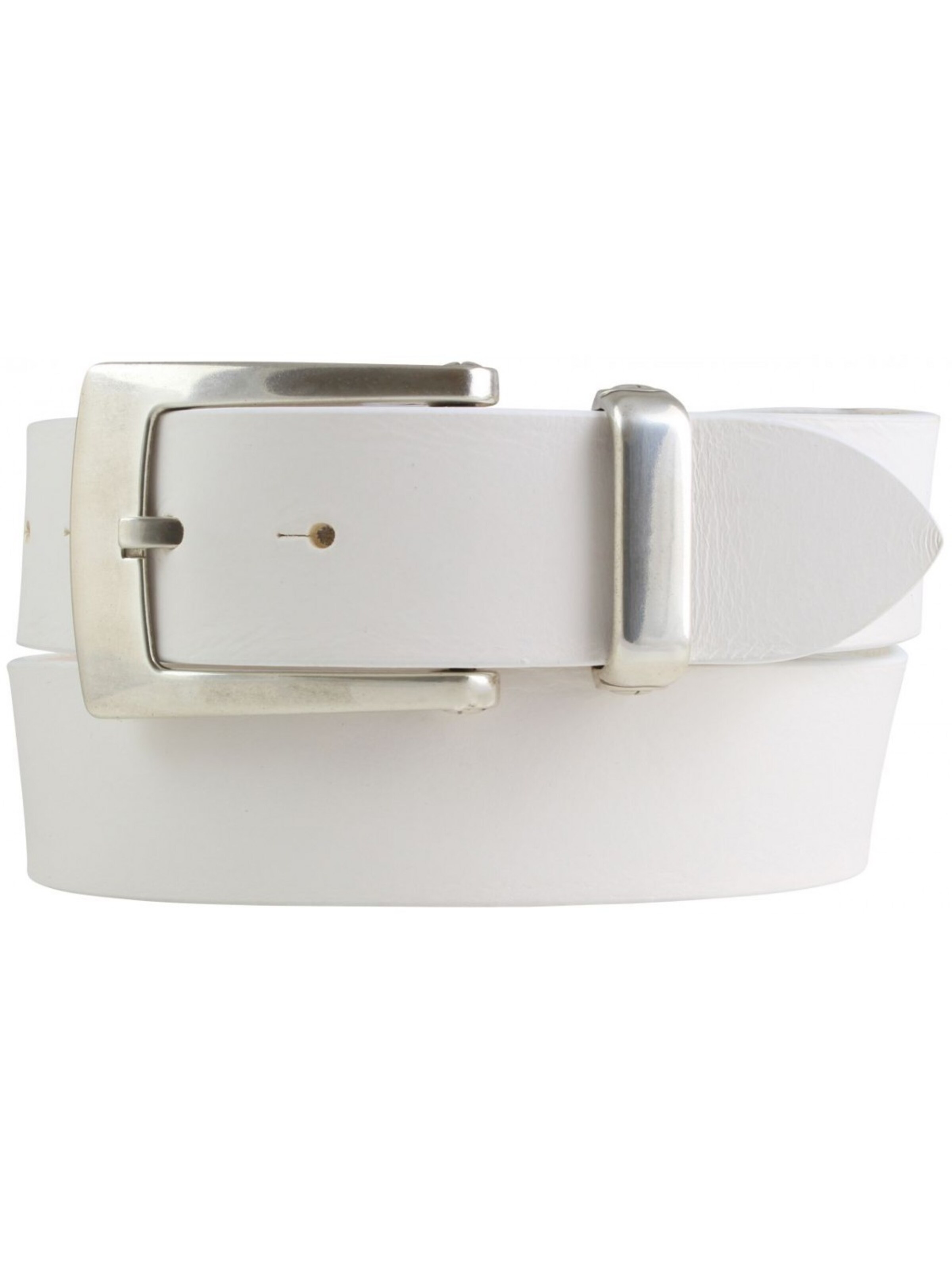 BELTINGER Belt 'Cagliaria' in White: front