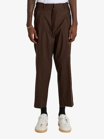 Yes London Regular Hose in Braun: Vorderseite