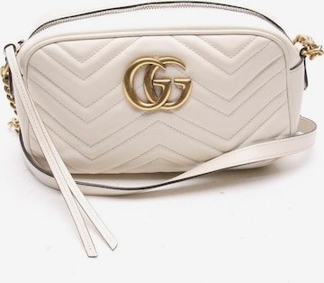 Gucci Schultertasche / Umhängetasche One Size in Weiß: predná strana