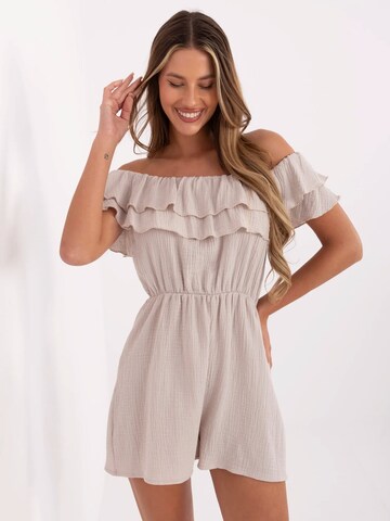 Madnezz House Jumpsuit 'A5050.65' in Beige: front