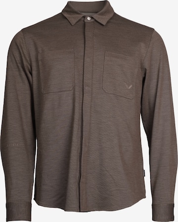 T-Shirt 'Peter Maffein' Kleinigkeit en marron : devant