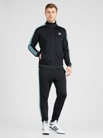 ADIDAS SPORTSWEAR Trainingsanzug in Schwarz: predná strana