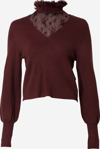 Pull-over 'KIRA' ONLY en rouge : devant