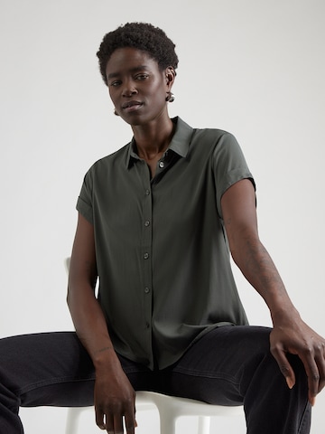 Samsøe Samsøe - Blusa 'Majan' en verde: frente