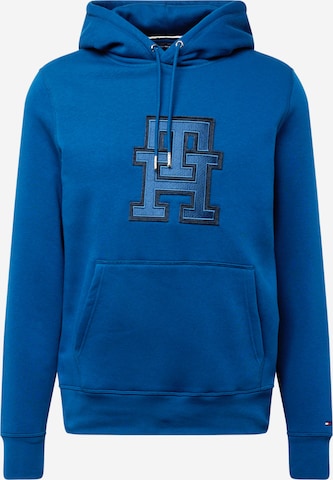 TOMMY HILFIGER Sweatshirt in Blauw: voorkant