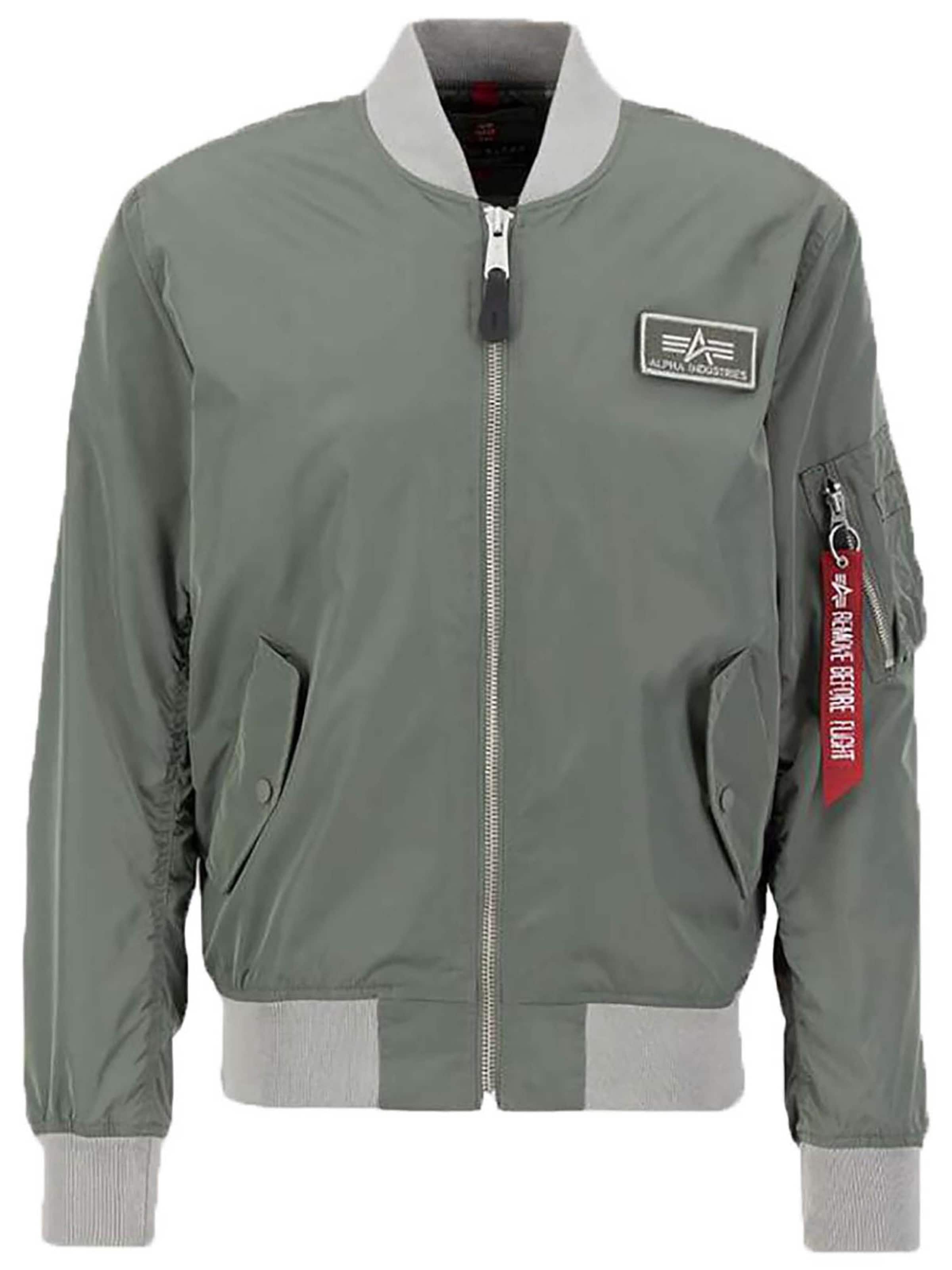 ALPHA INDUSTRIES Übergangsjacke 'MA-1 TTC'‌‌‌‌‌‌‌ in Grün: Vorderseite