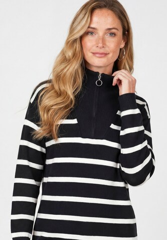 usha BLUE LABEL Gebreide jurk in Zwart