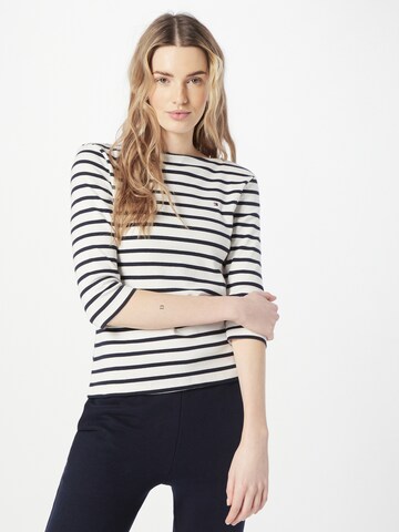 T-shirt TOMMY HILFIGER en blanc : devant