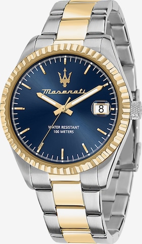 Maserati Analoog horloge in Zilver: voorkant