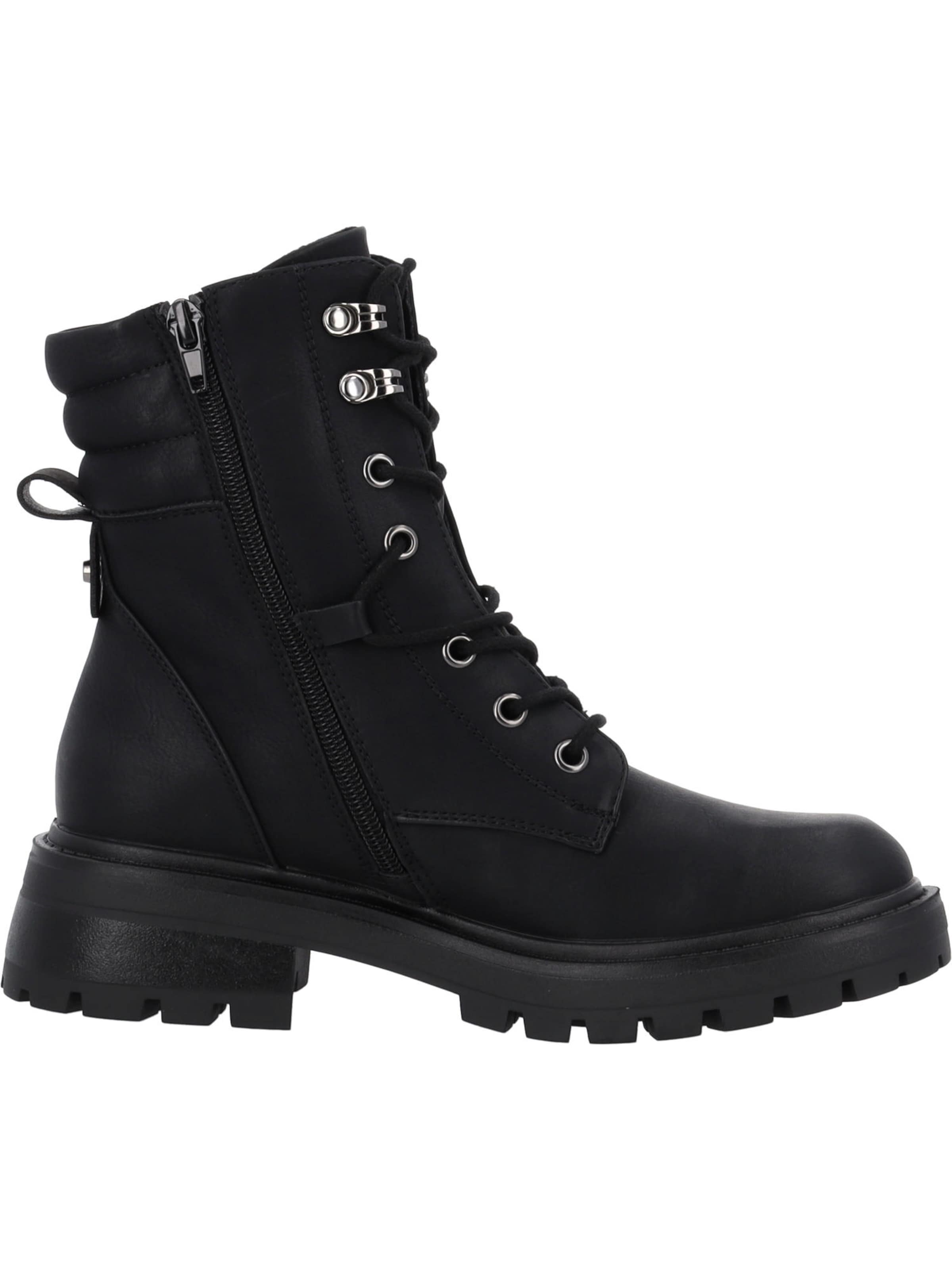 Palado Schnürstiefelette 'Palado Urilee'‌‌‌‌‌‌‌ in Schwarz
