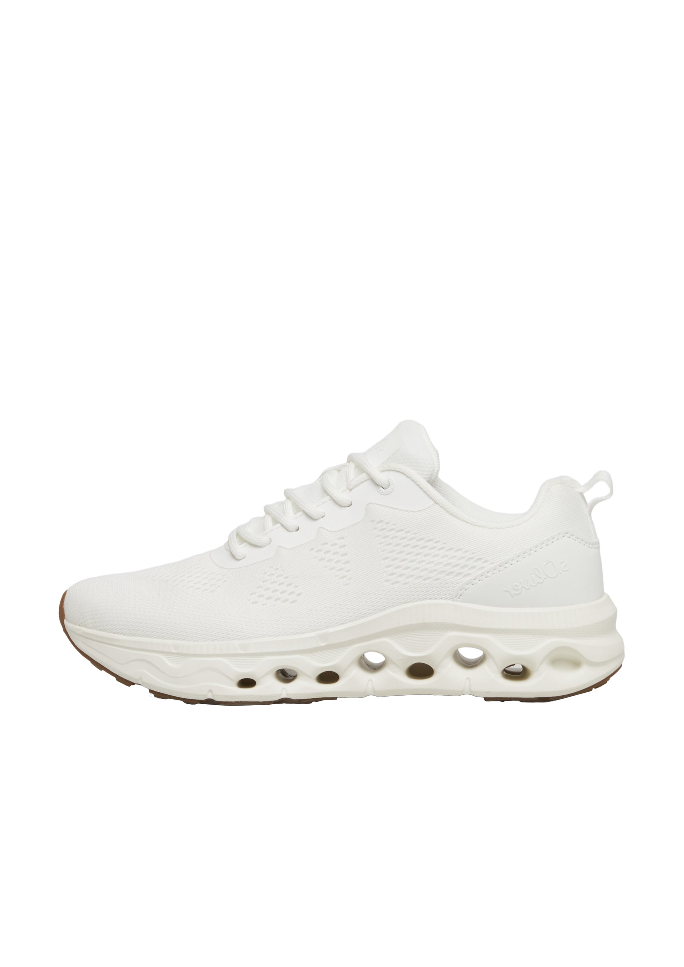 s.Oliver Platform trainers in White: front