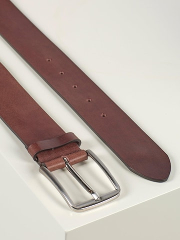 Howard London - Cinturón 'Leather Jeans Belt Asher Dark Brown' en marrón