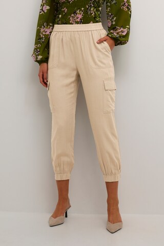 Kaffe Tapered Hose in Beige