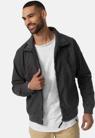 INDICODE JEANS Between-Season Jacket ' Forty ' in Grey: front