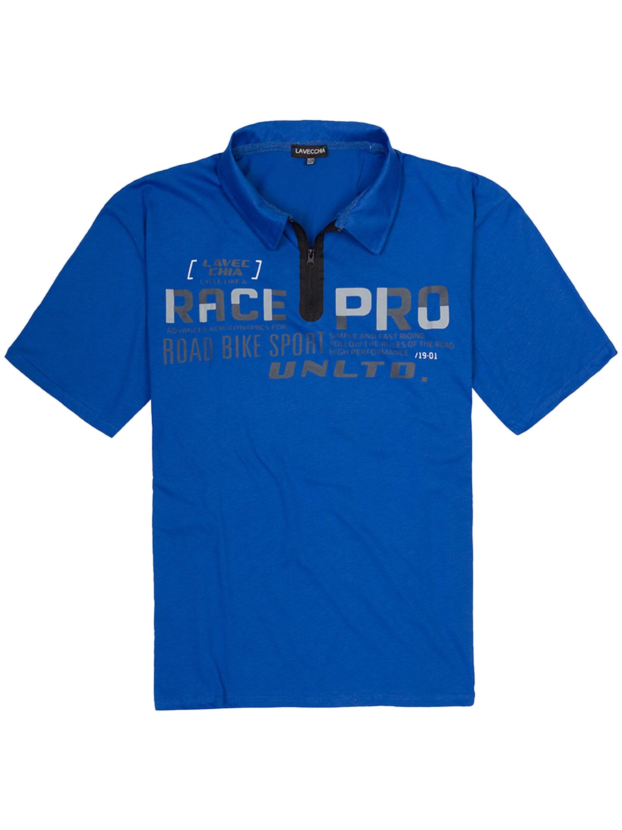 Lavecchia - Camisa 'LV-2030 Übergrößen' em azul: frente