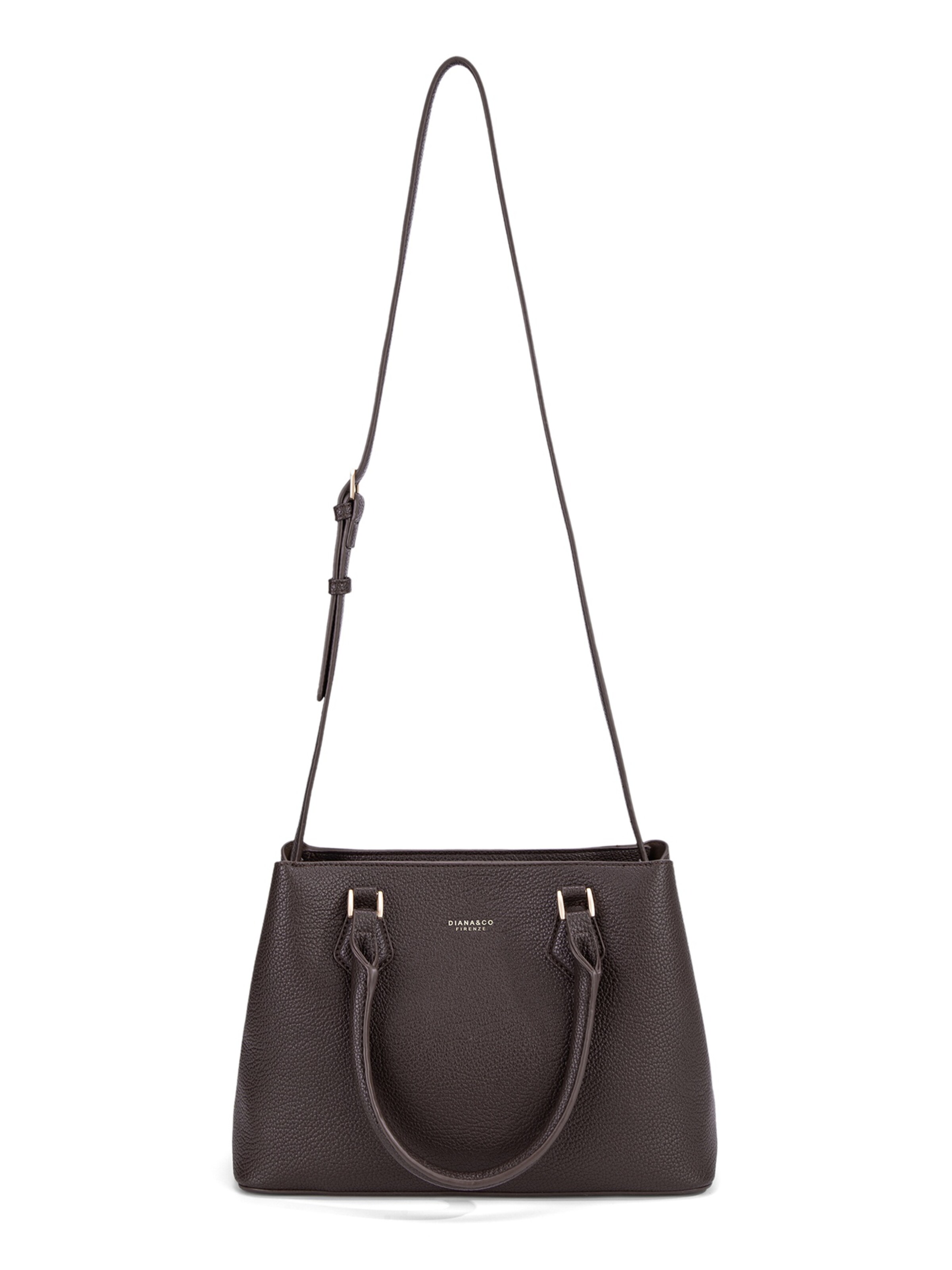 Diana&Co. Handtas in Bruin