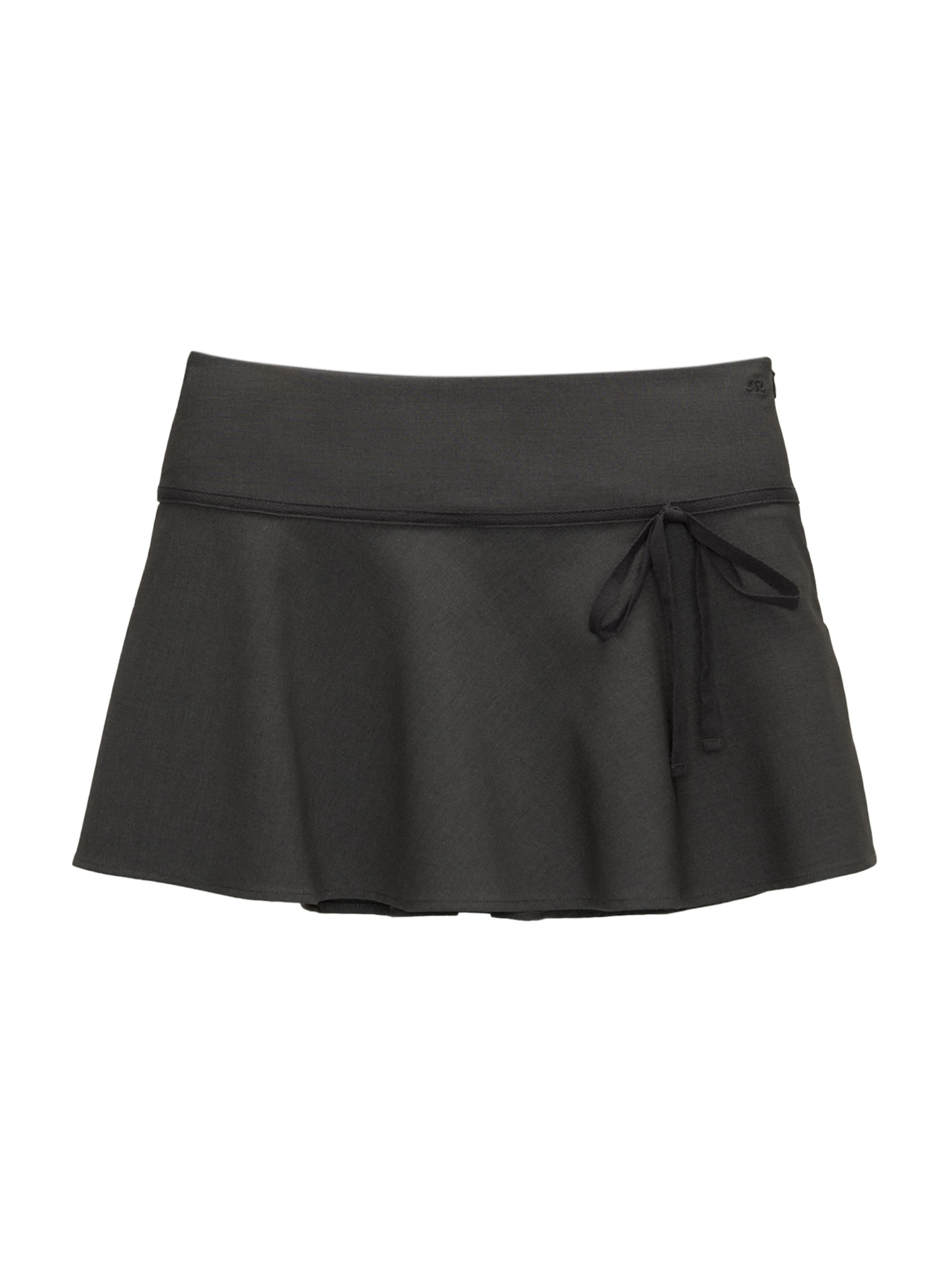 Jupe Pull&amp;Bear en gris : devant