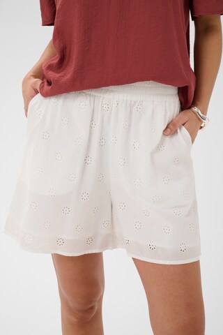 Loosefit Pantalon 'KAFiona' Kaffe en blanc
