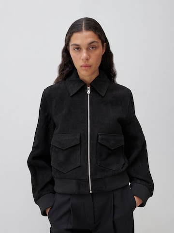 ABOUT YOU x Marie von Behrens Between-Season Jacket 'Marie' in Black: front