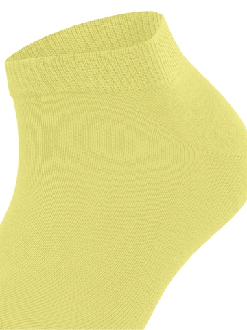 FALKE Ankle Socks 'Family' in Yellow: front