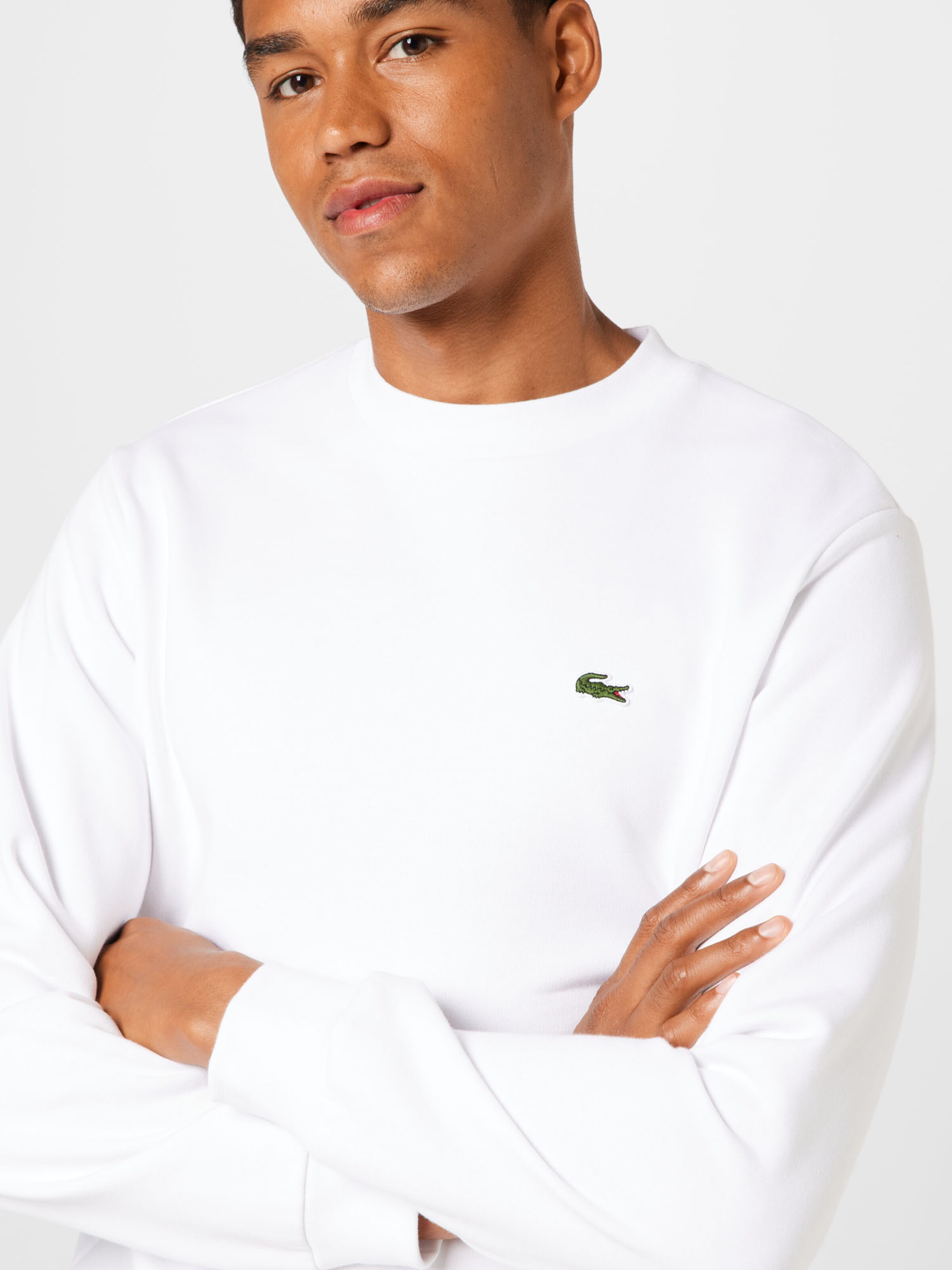LACOSTE Sweatshirt in Wit ABOUT YOU