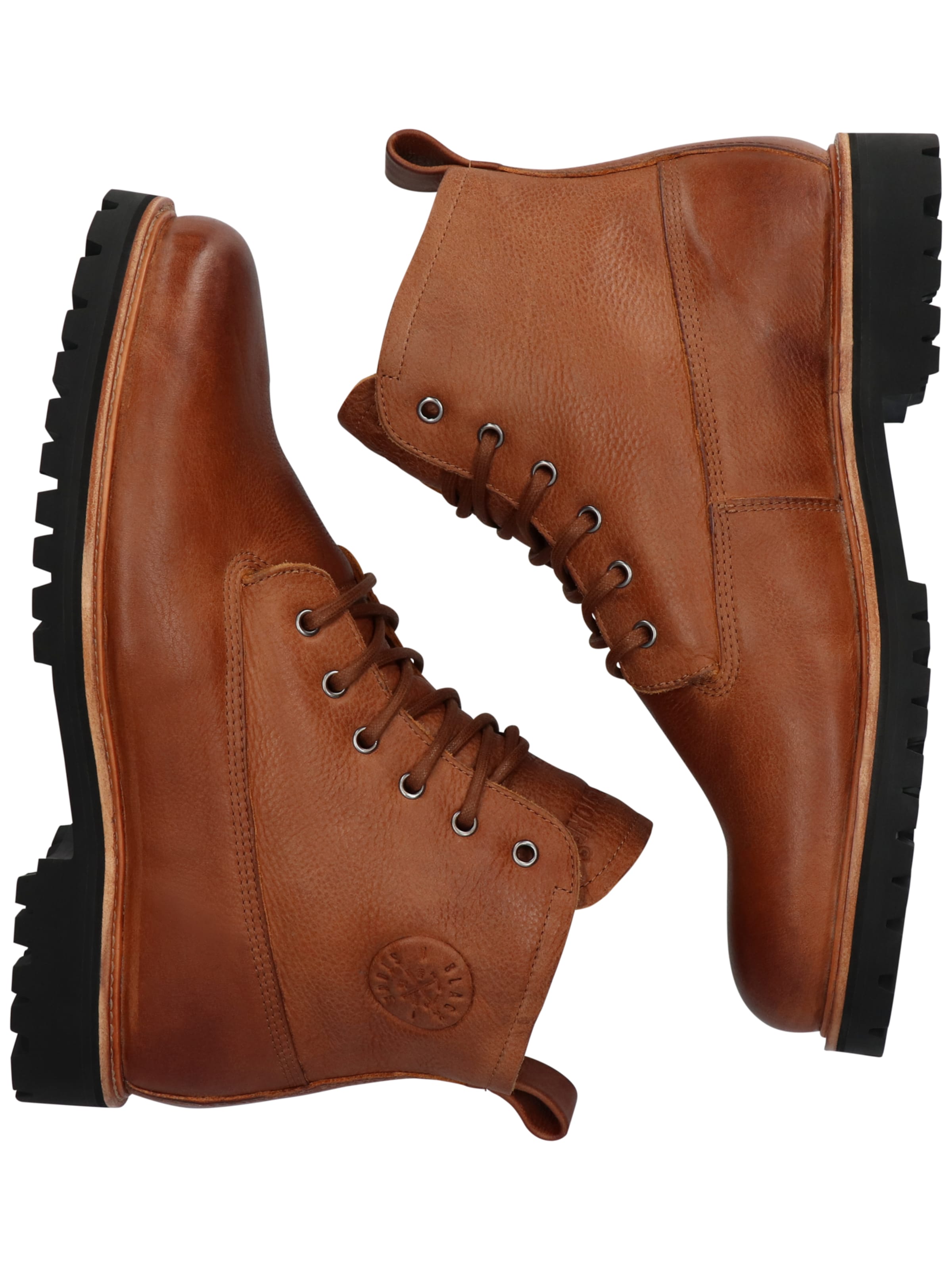 Boots stringati 'Rock Hardy OM62' di BLACKSTONE in marrone