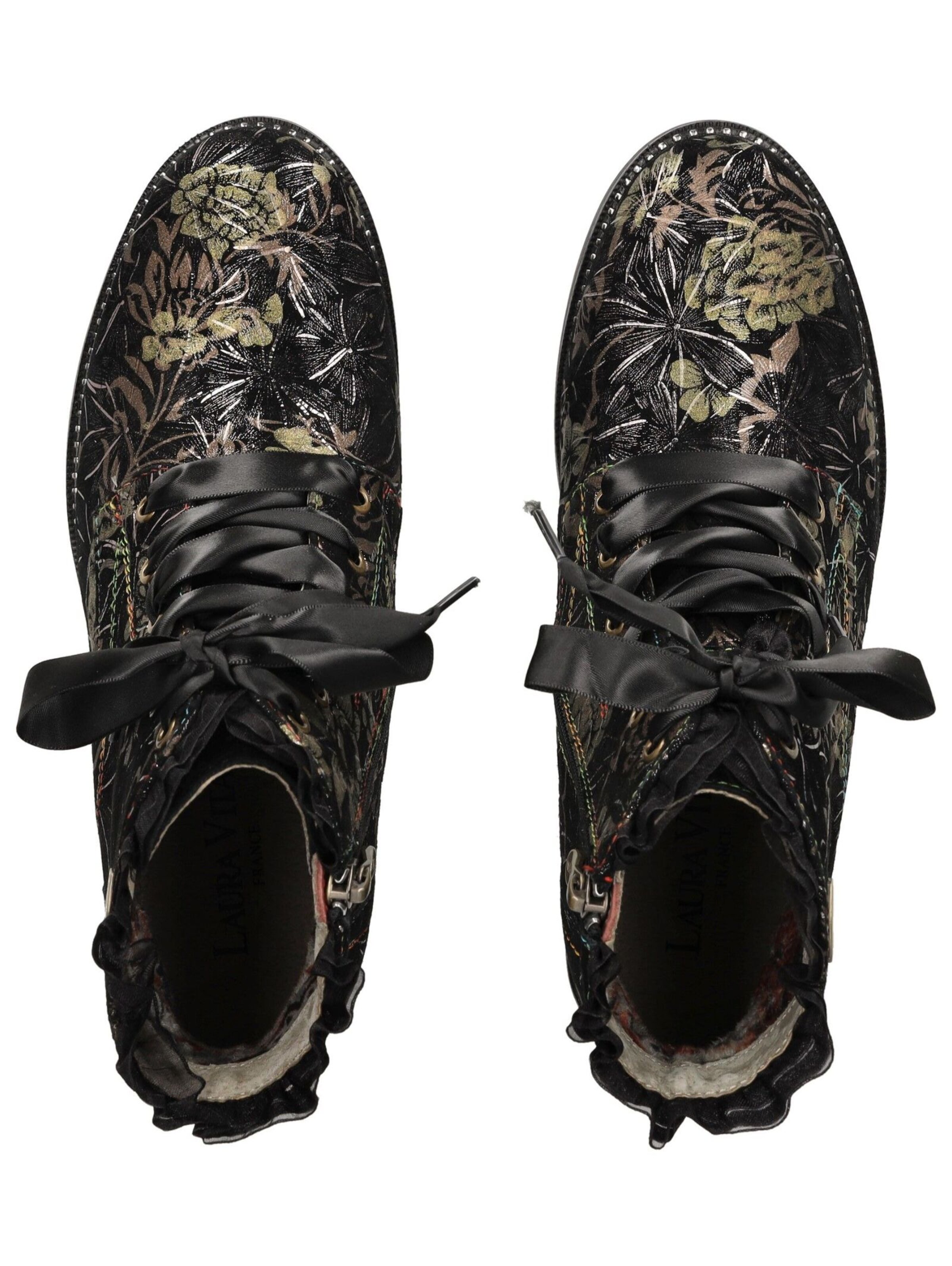 Laura Vita Lace-Up Ankle Boots in Bronze