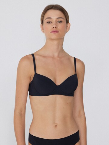 Tezenis Balconette Bra 'Wien' in Black: front