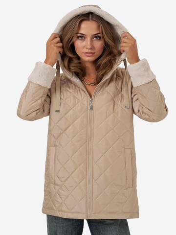 Bigdart - Casaco de inverno em bege: frente