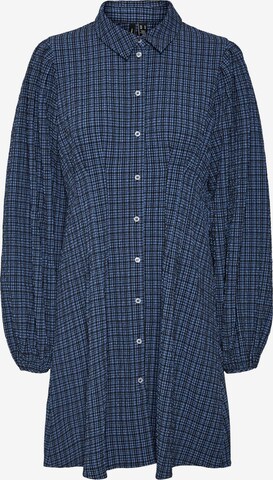 Robe-chemise 'Gil' Vero Moda Curve en bleu : devant