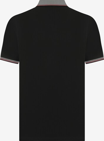 DENIM CULTURE Koszulka 'Luigi' w kolorze czarny