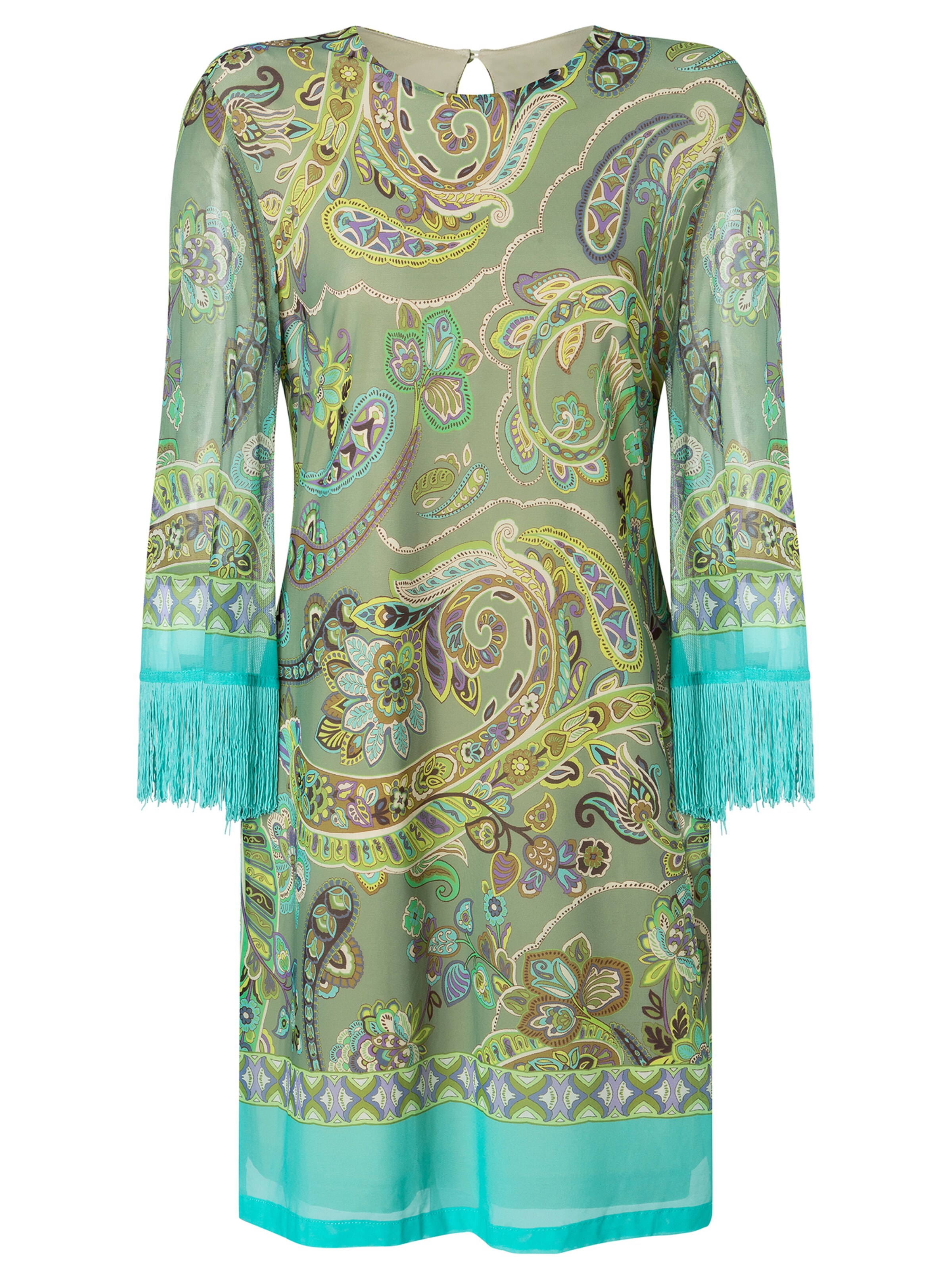 Ana Alcazar Jurk 'Zikona' in Groen: voorkant