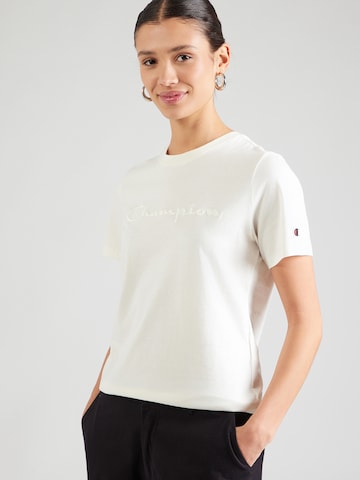 Champion Authentic Athletic Apparel Μπλουζάκι σε μπεζ: μπροστά